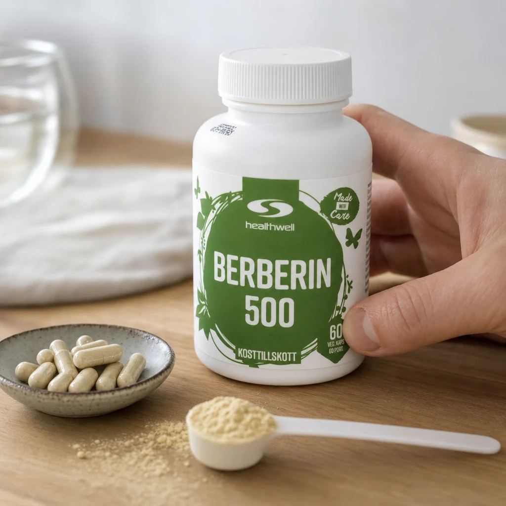 Test af Healthwell Berberin 500