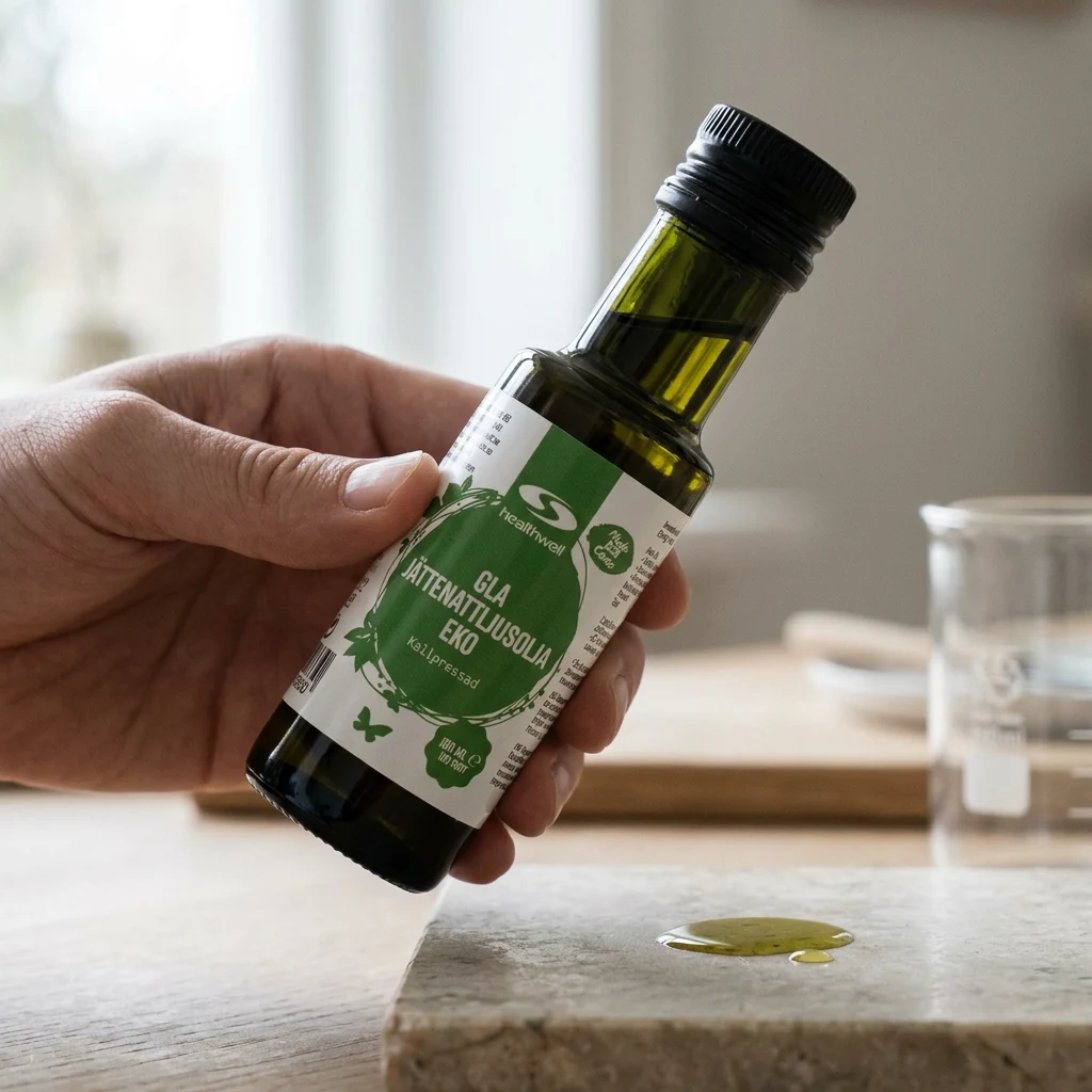 Test af Healthwell GLA Kæmpe-natlysolie ØKO