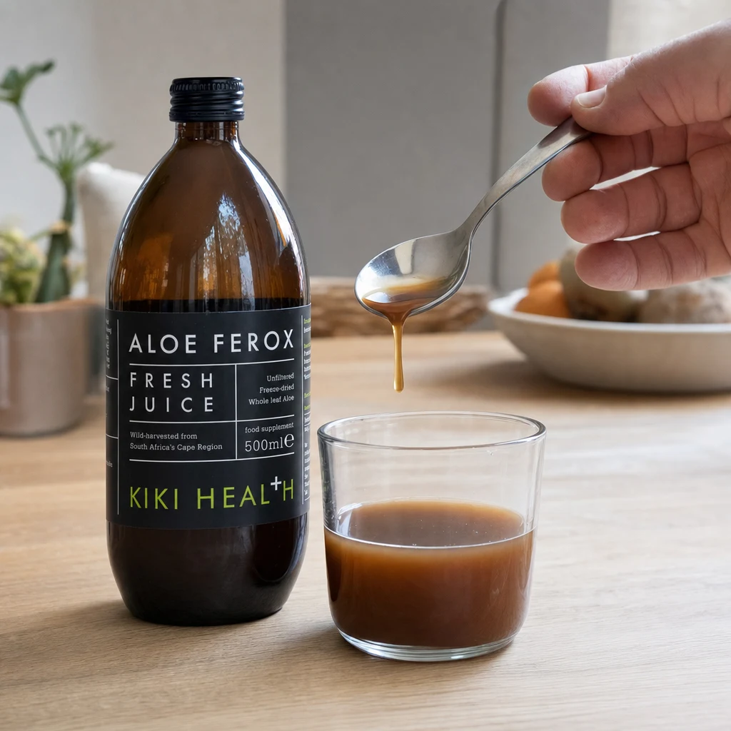 Test af Kiki Health Organic Aloe Ferox Juice