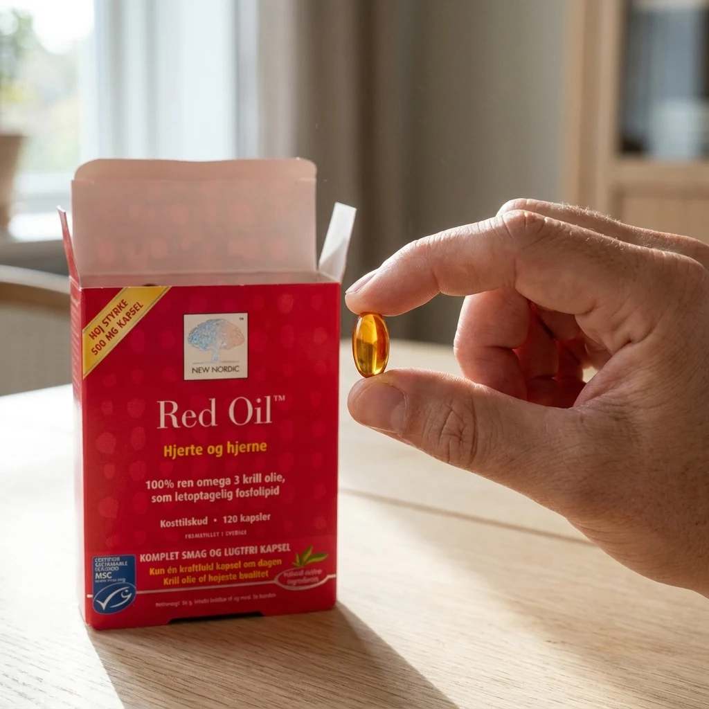 Test af Red Oil Omega 3 Krill Olie