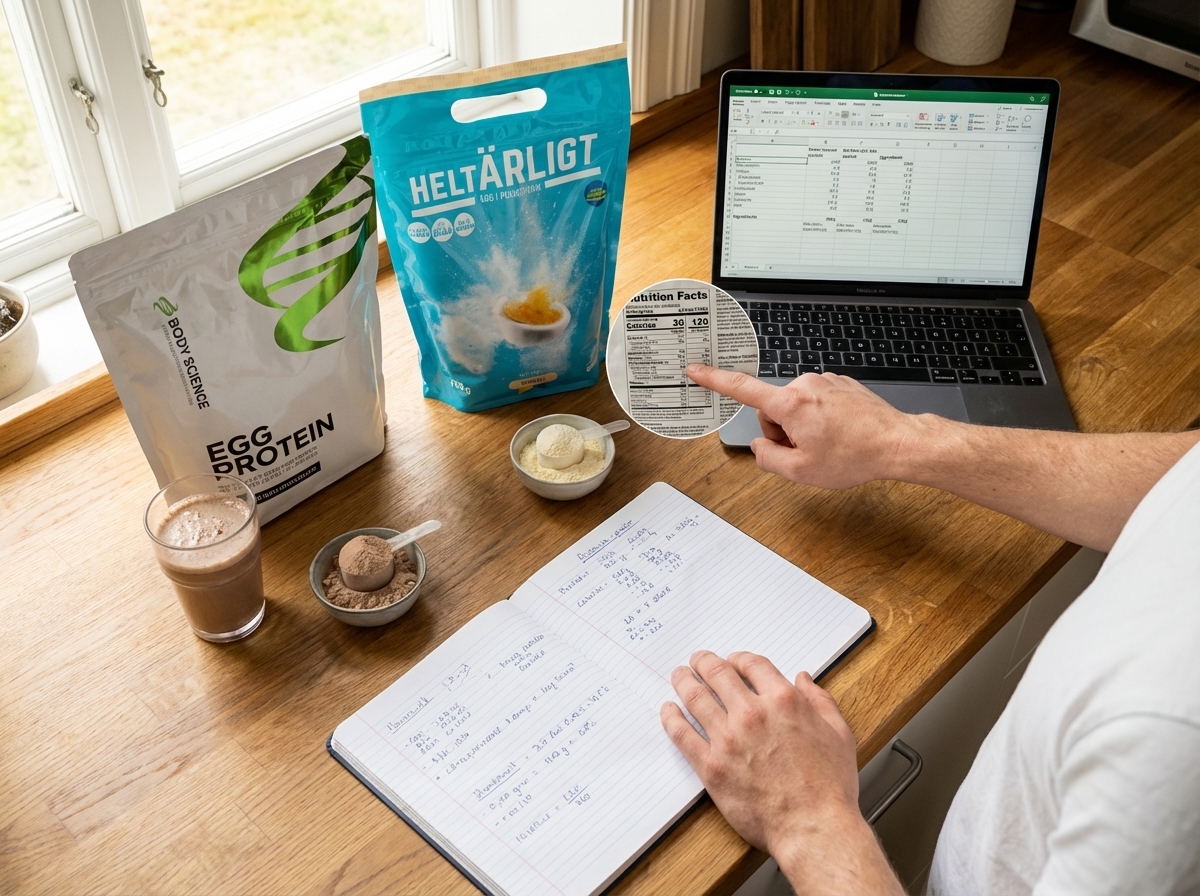 Sådan har vi lavet vores test af æggeprotein