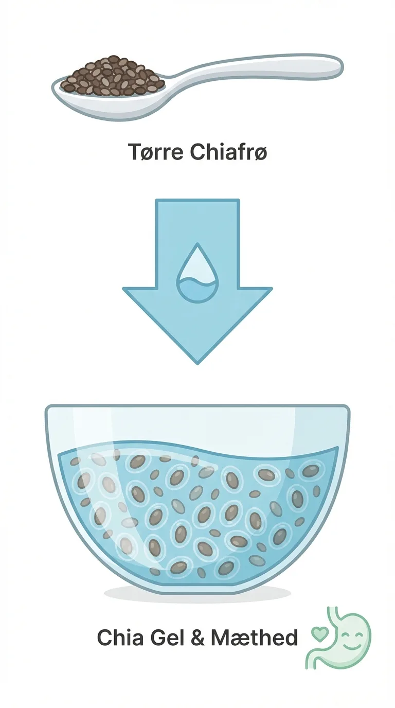 Infografik om chiafrø
