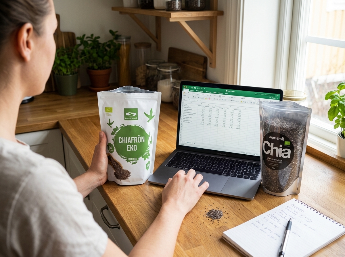 Sådan har vi lavet vores test af chiafrø