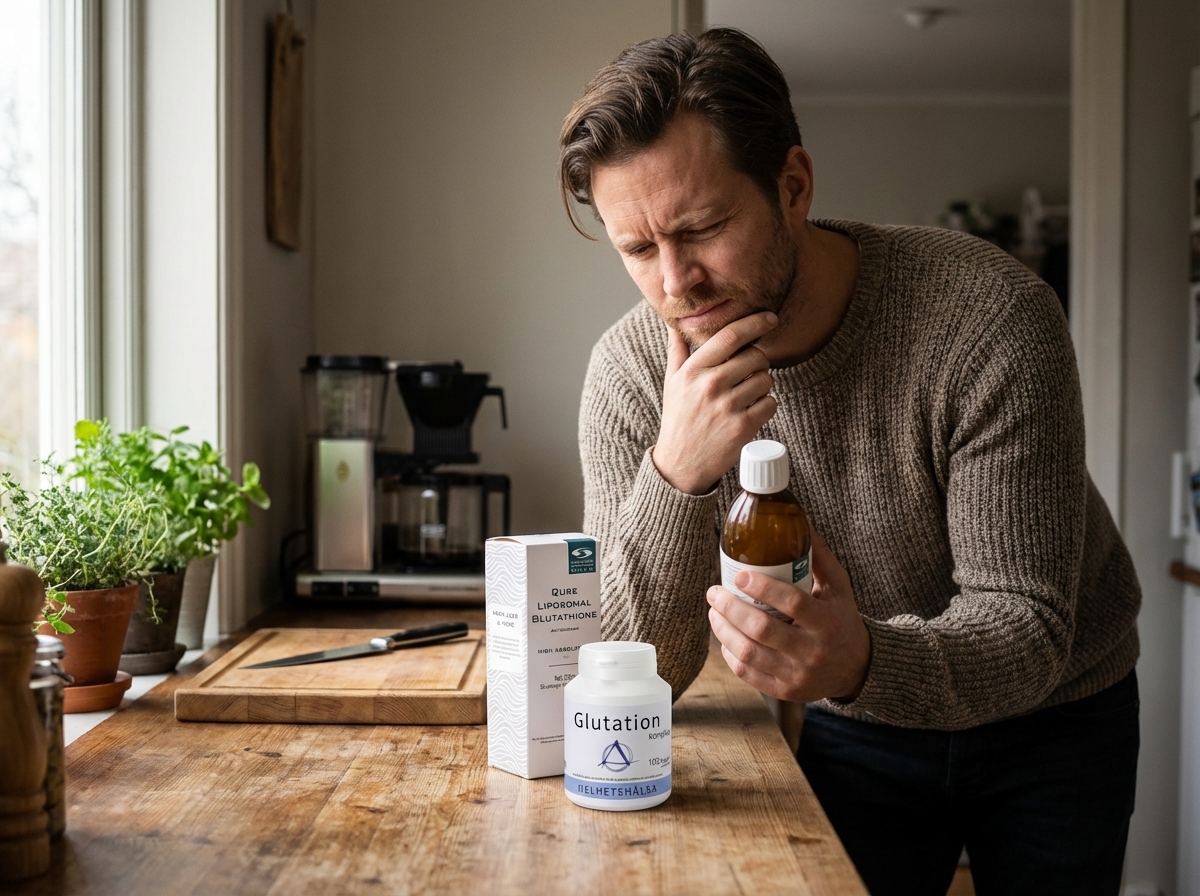 Tænk over dette før du køber glutathion