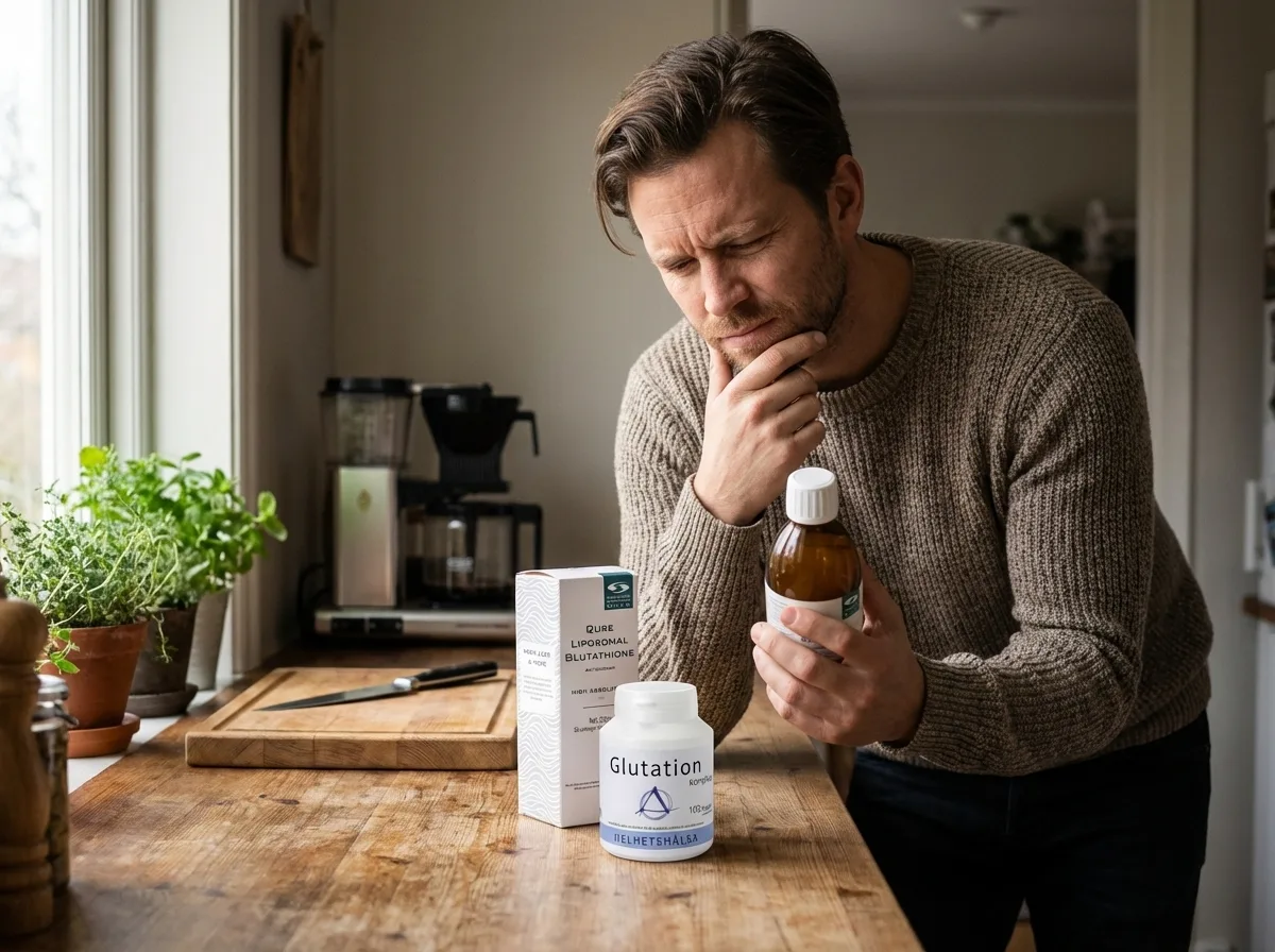 Tænk over dette før du køber glutathion