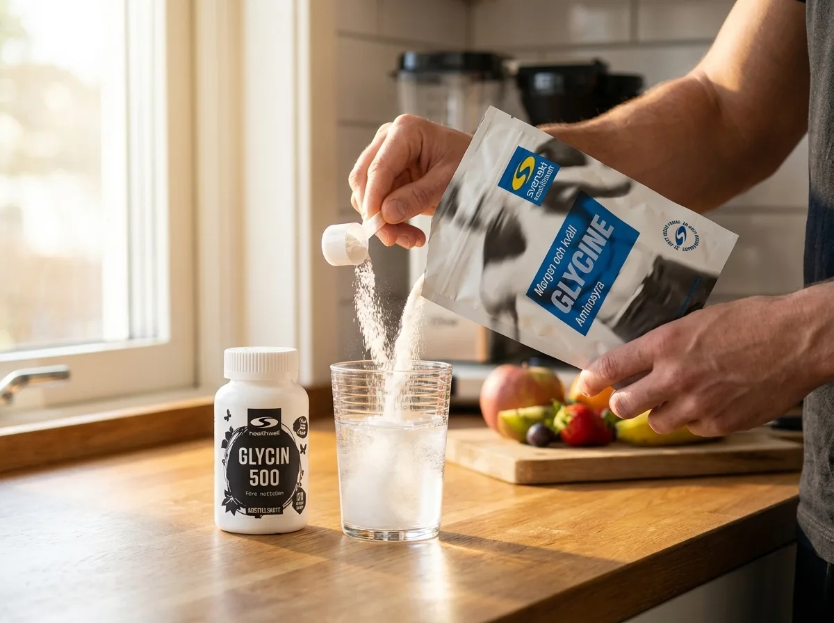 Sådan får du mest ud af glycin