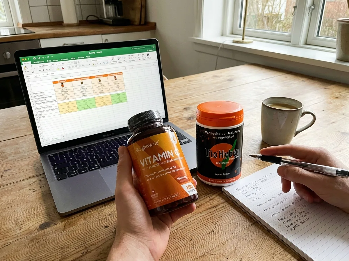 Sådan har vi lavet vores test af hyben kapsler