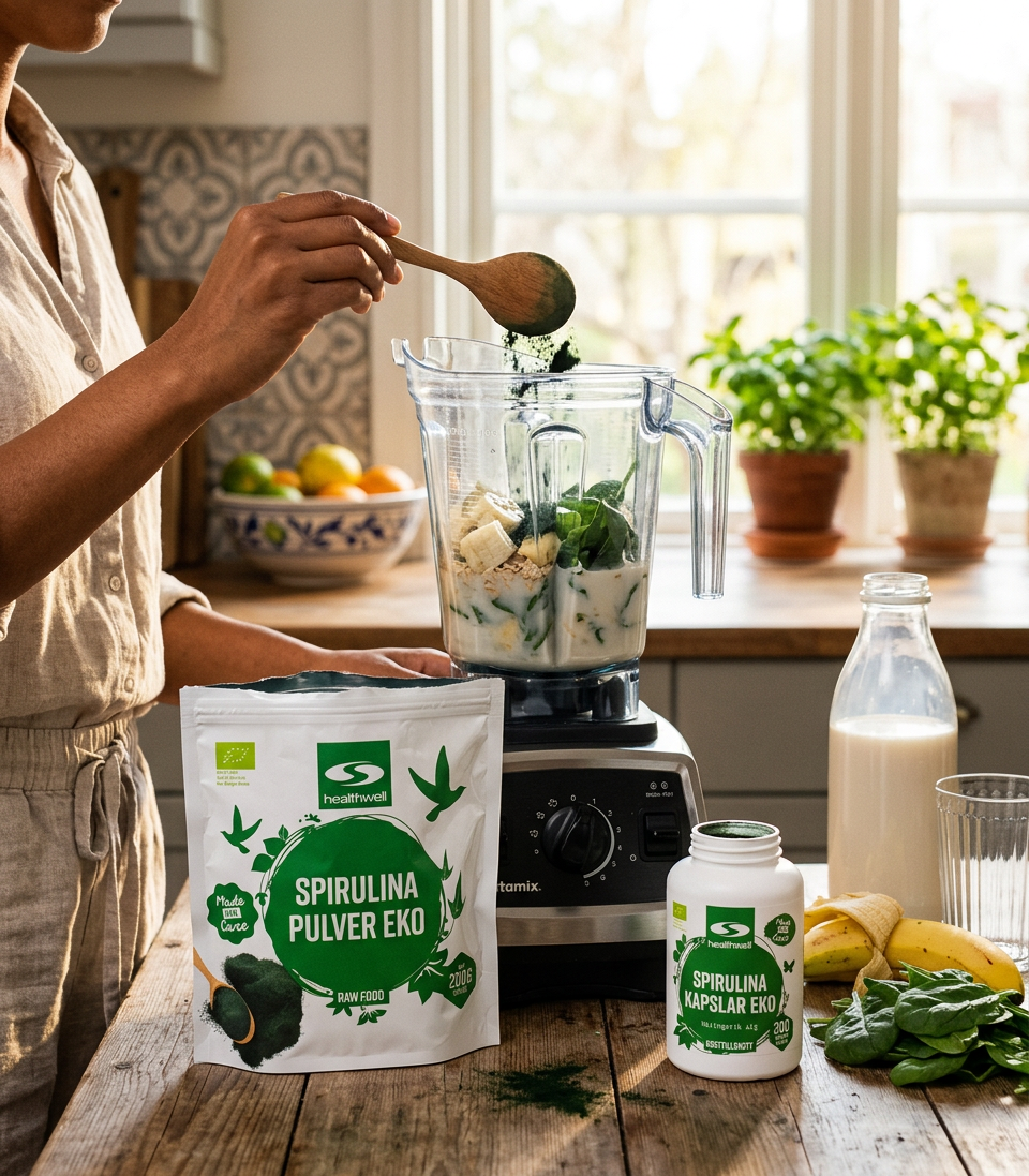 Sådan får du mest ud af spirulina