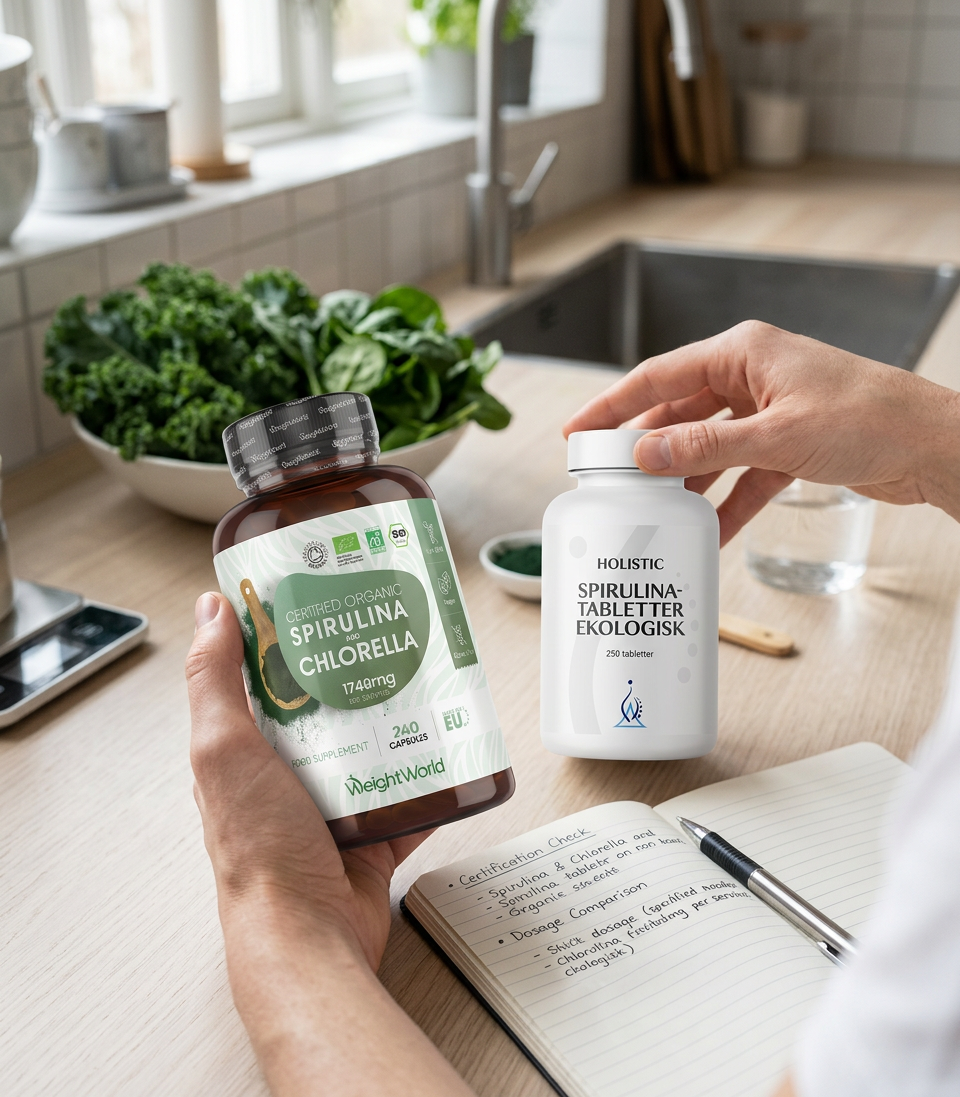 Sådan har vi lavet vores test af spirulina