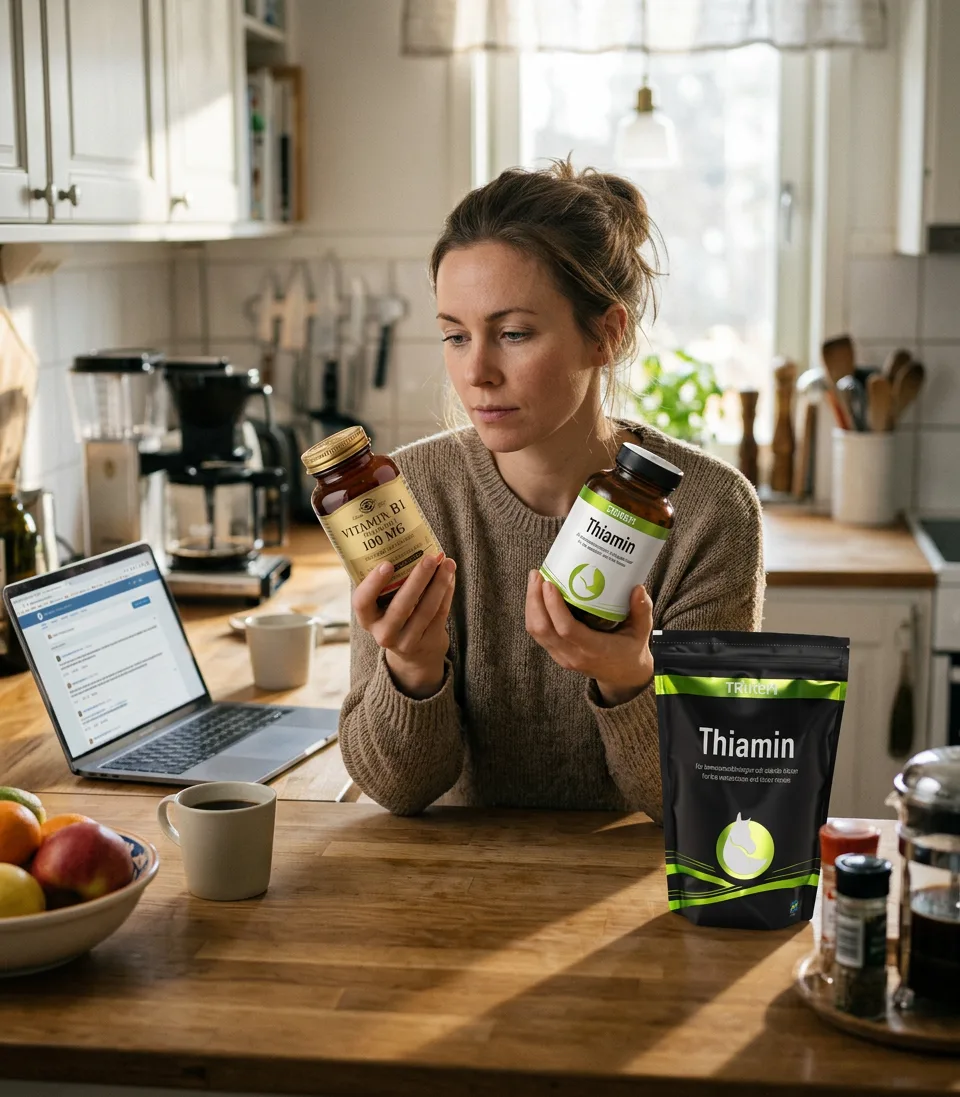 Tænk over dette før du køber vitamin b1