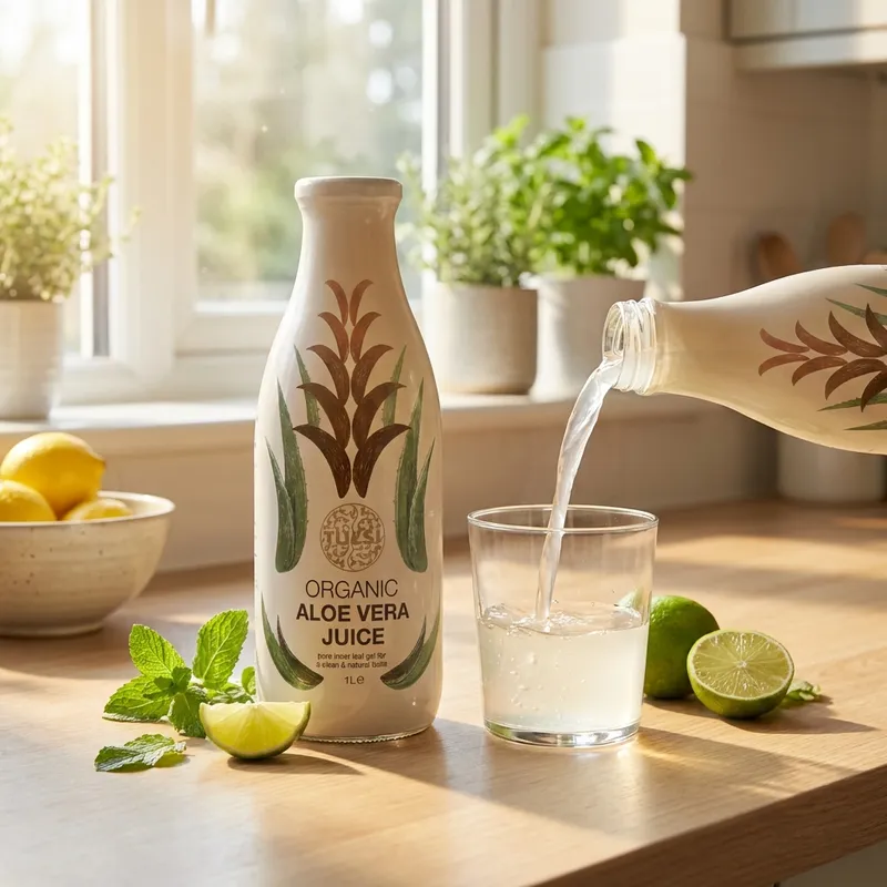 Test af Tulsi Aloe vera juice Ø