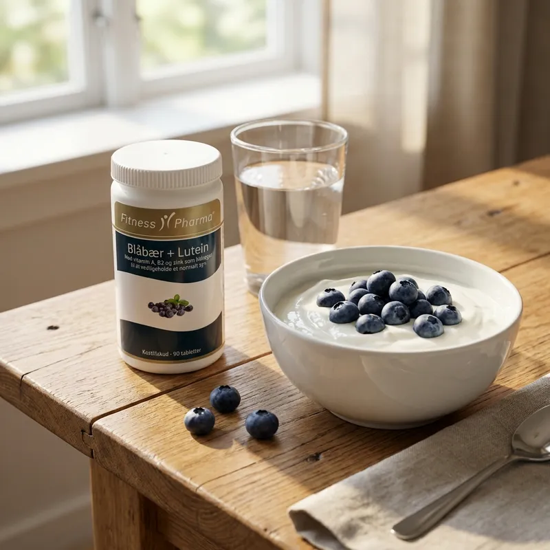 Test af Fitness Pharma Blåbær + Lutein