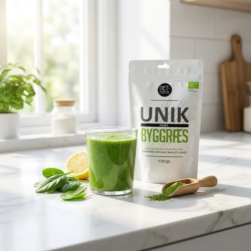 Test af Diet food Byggræs pulver Ø