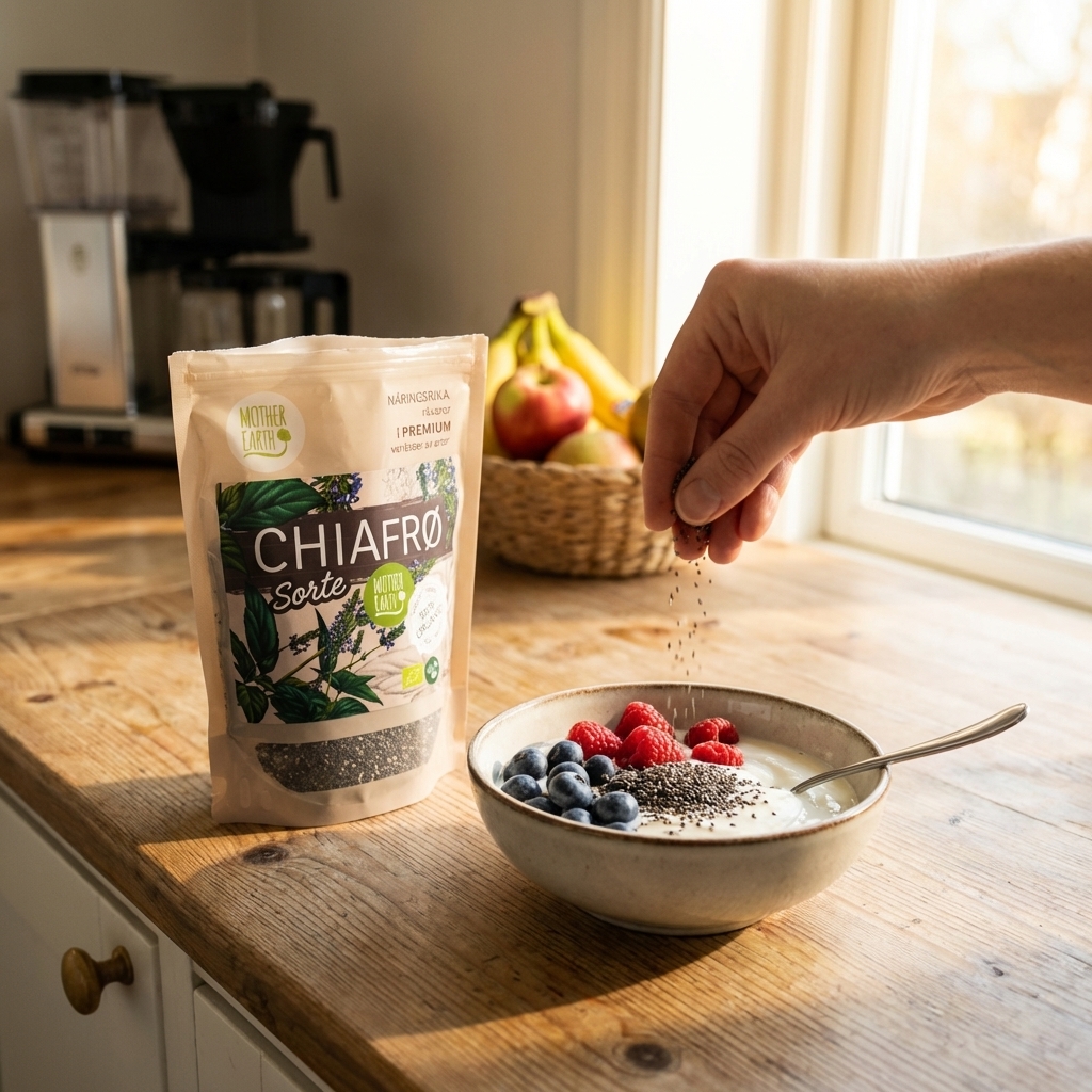 Test af Mother Earth Sorte Chiafrø RAW & ØKO