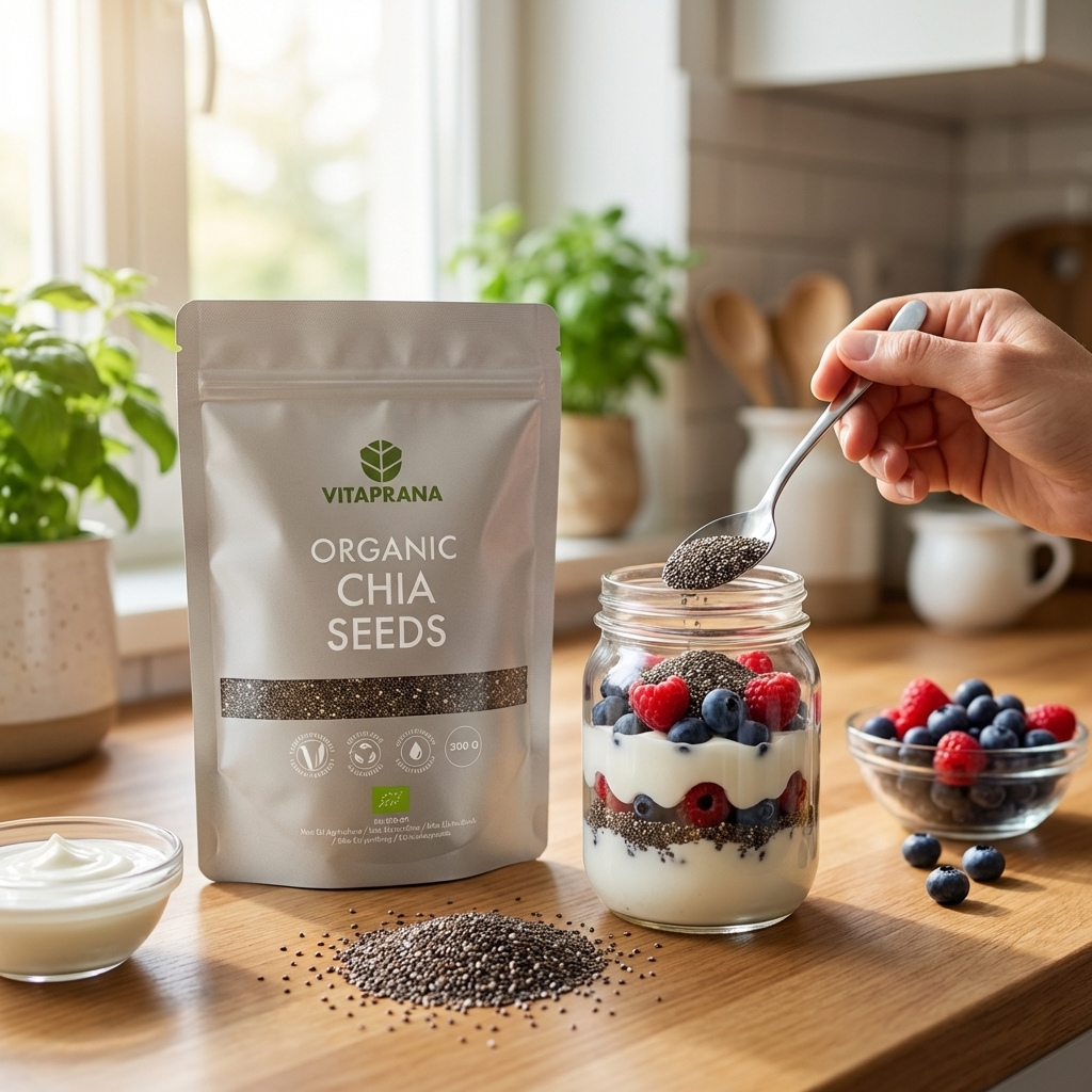 Test af Vitaprana Organic Chia Seeds
