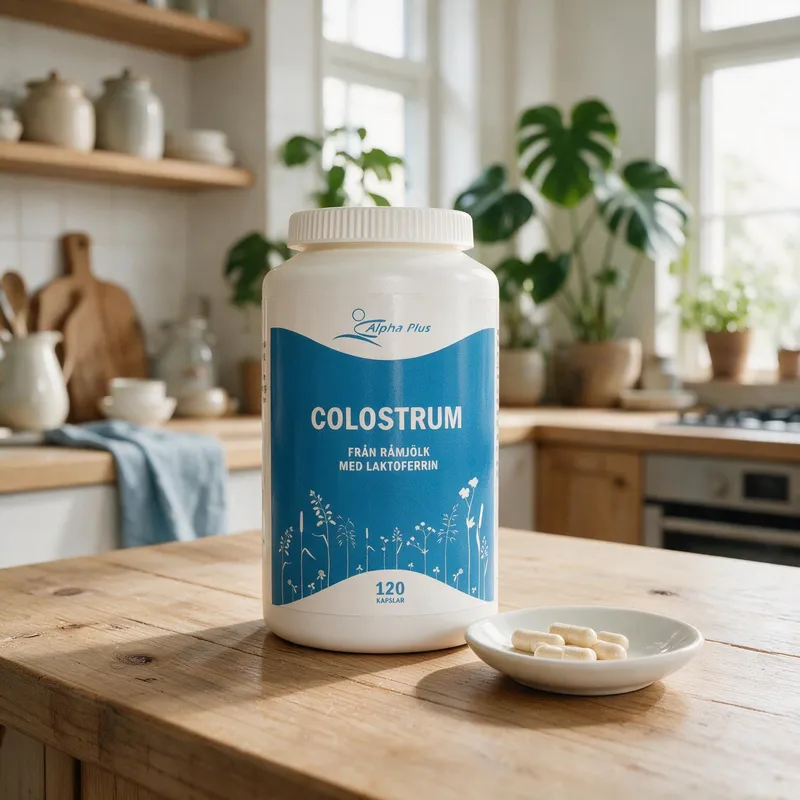 Test af Alpha Plus Colostrum Kapslar