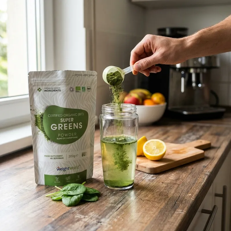 Test af Weight World Økologisk Super Greens Pulver