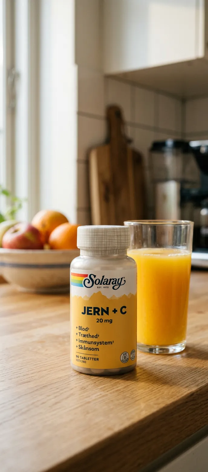 Test af Solaray Jern+C