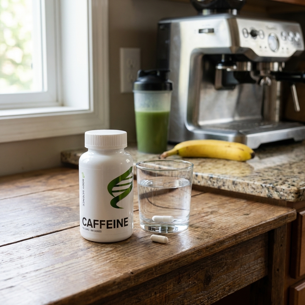 Test af Body Science Caffeine ‐ Koffeintabletter med 200 mg koffein per kapsel