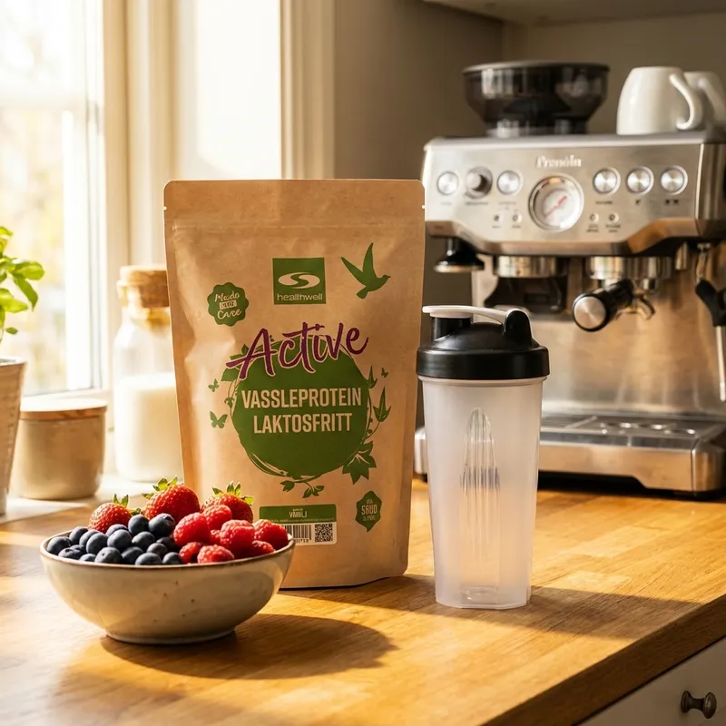 Test af Healthwell Active Valleprotein Laktosefri