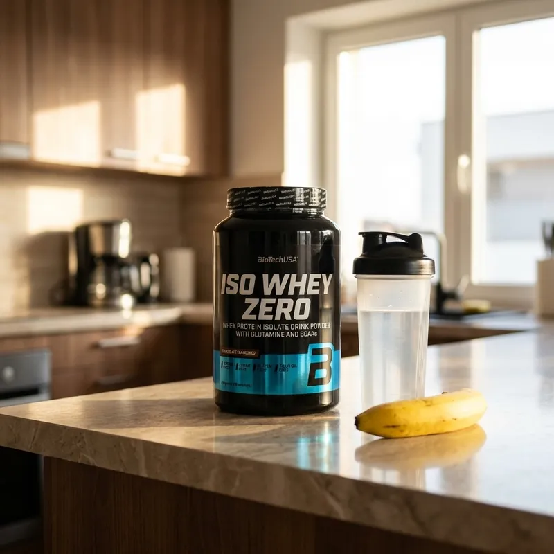 Test af Iso Whey Zero Laktose reduceret Valleproteinisolat Chocolate