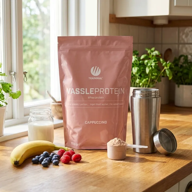 Test af Trainimal Valleprotein