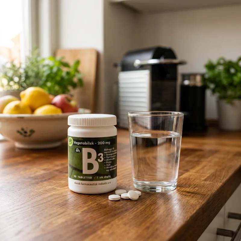 Test af DFI - Grønne Vitaminer B3-vitamin, 200 mg
