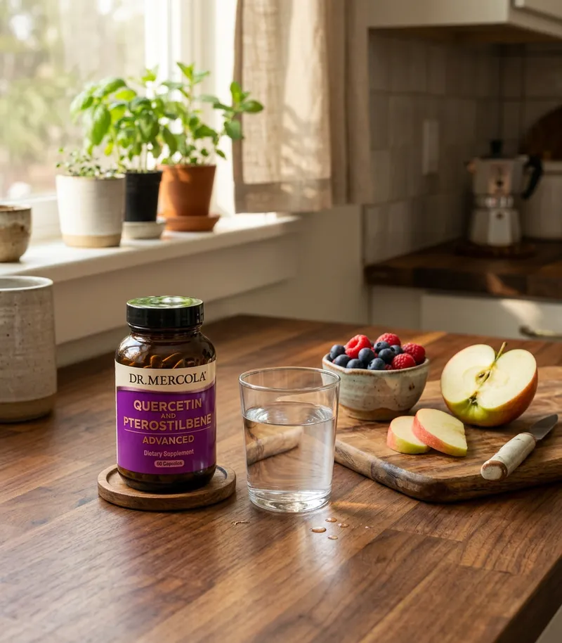 Test af Dr Mercola Quercetin & Pterostilben