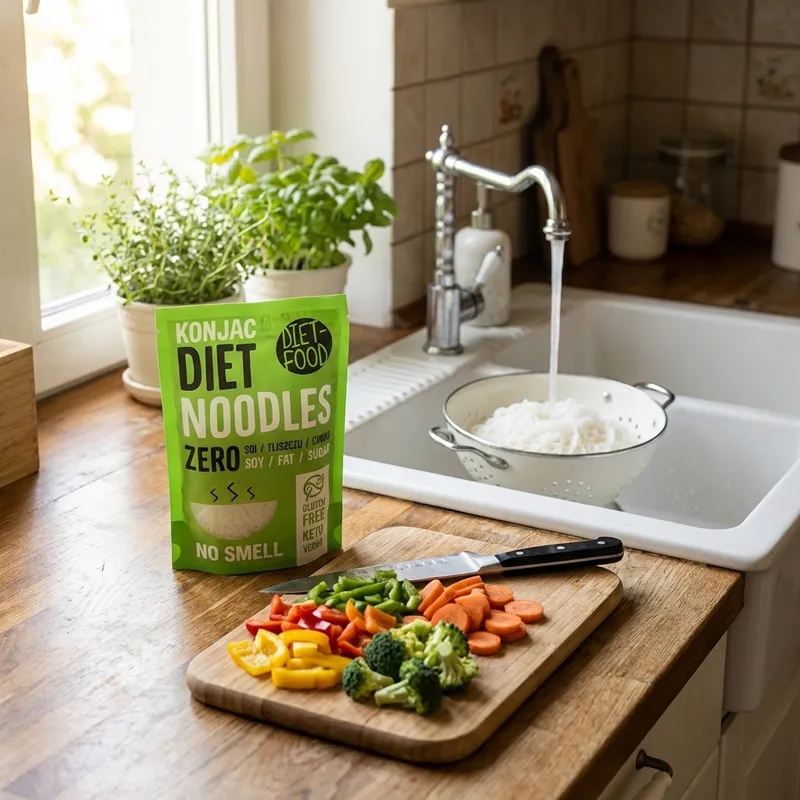 Test af Diet Food Shirataki nudler glutenfri