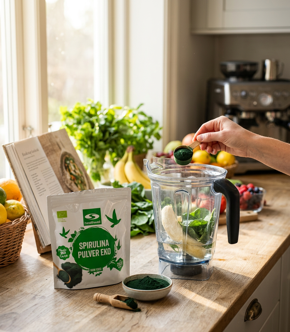 Test af Healthwell Spirulina Pulver