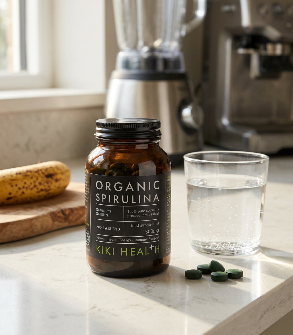 Test af Kiki Health Organic Premium Spirulina Tablets