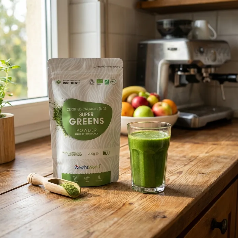 Test af Weight World Økologisk Super Greens Pulver
