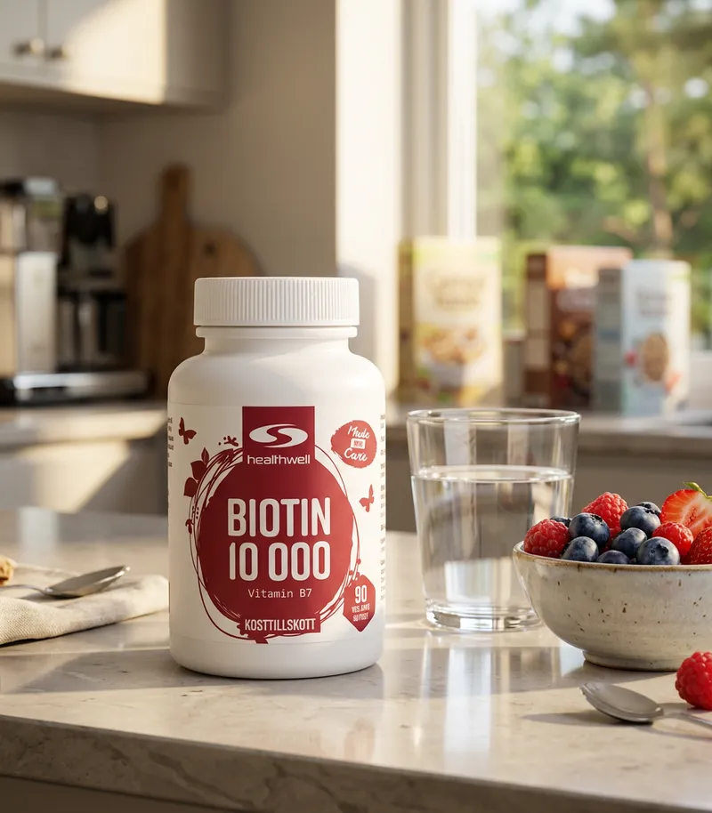 Test af Healthwell Biotin 10000