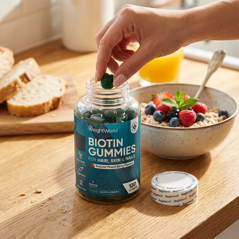 Test af Weight World Biotin Gummies
