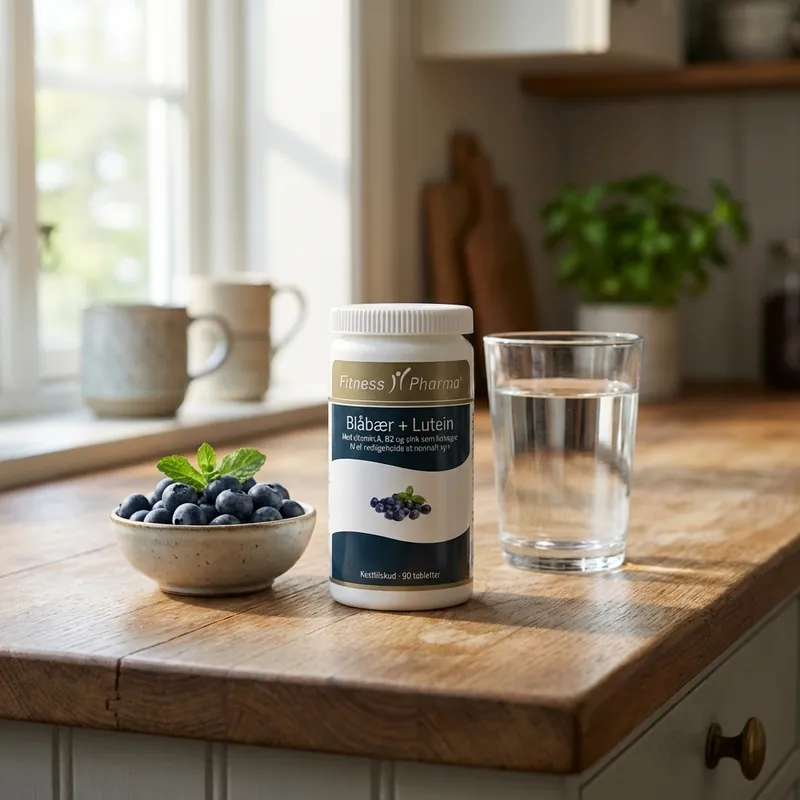 Test af Fitness Pharma Blåbær + Lutein