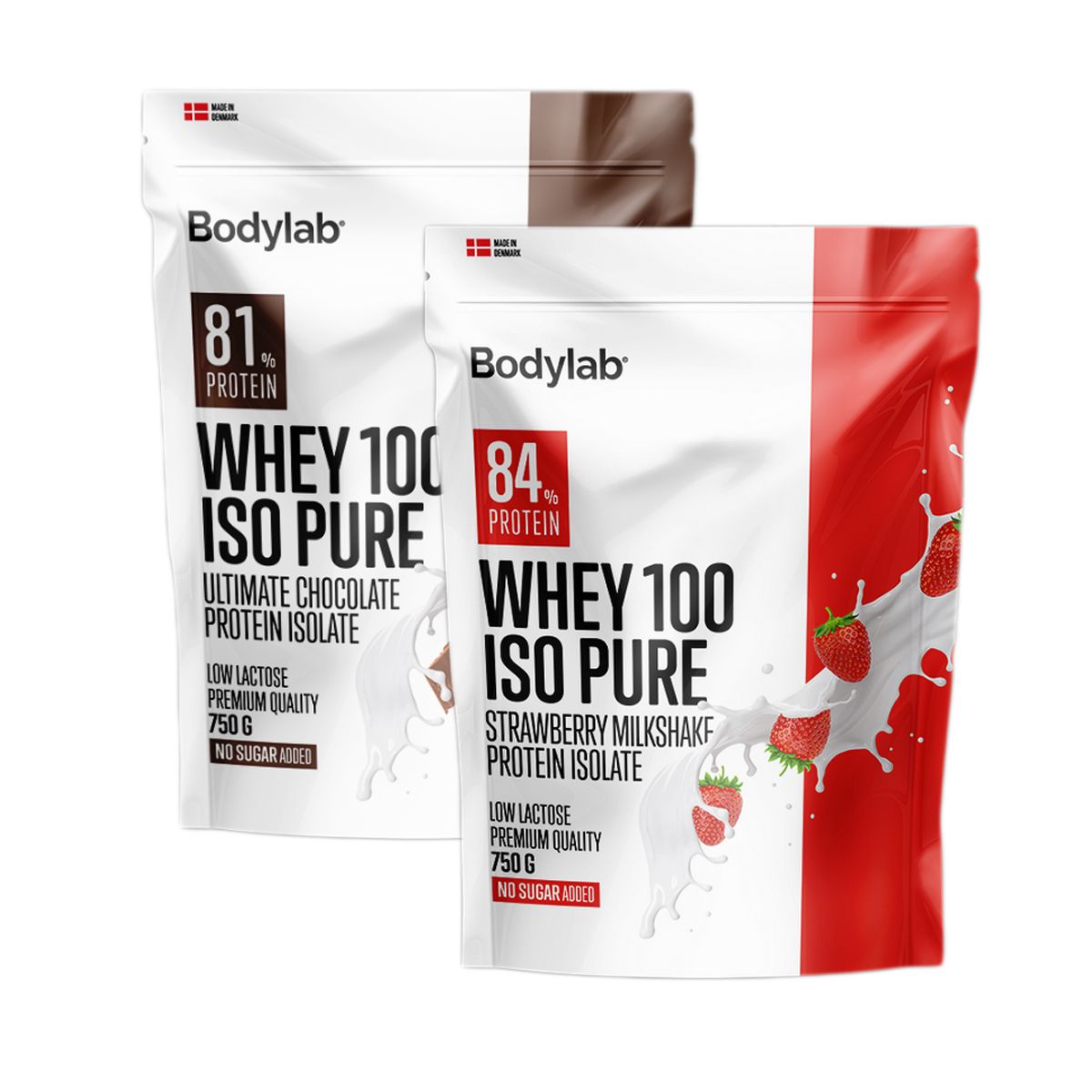 Bodylab Whey 100 ISO Pure - flere varianter