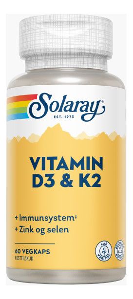 Solaray Vitamin D3 & K2