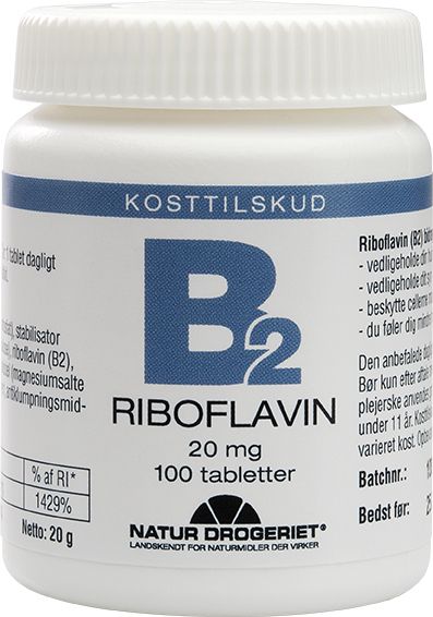 Natur-Drogeriet B2 Riboflavin 20 mg