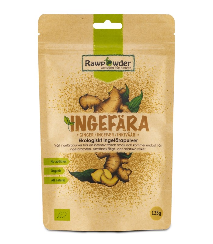 Rawpowder Ingefarpulver