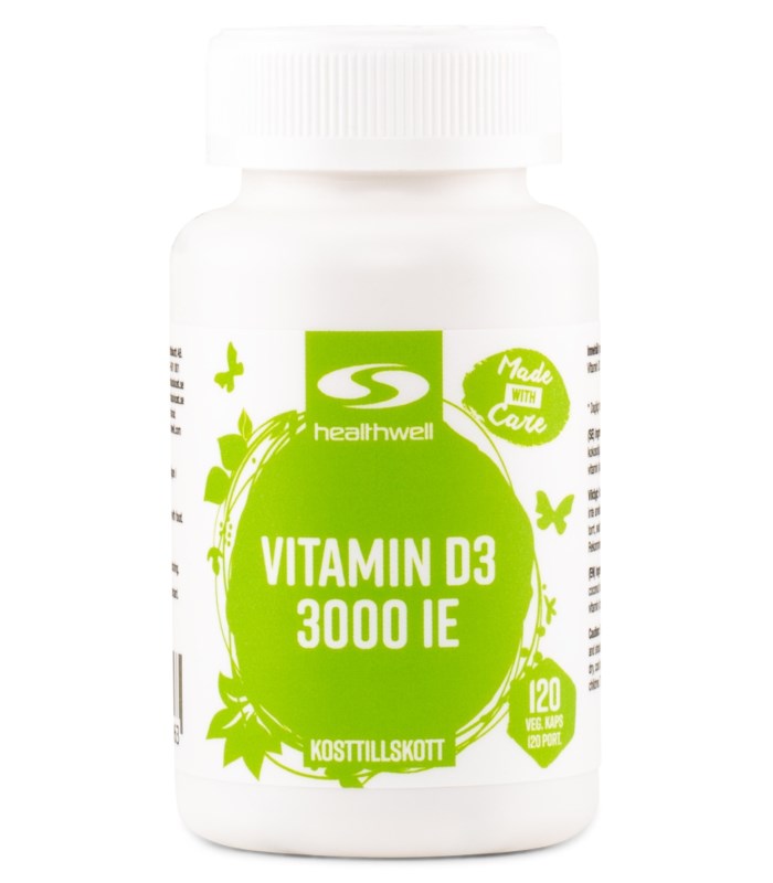 Healthwell D3-vitamin 3000 IU