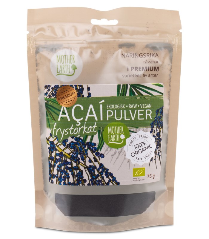 Mother Earth Frysetørret Acaipulver ØKO & RAW