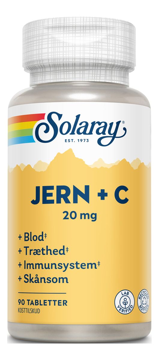 Solaray Jern+C 20 mg