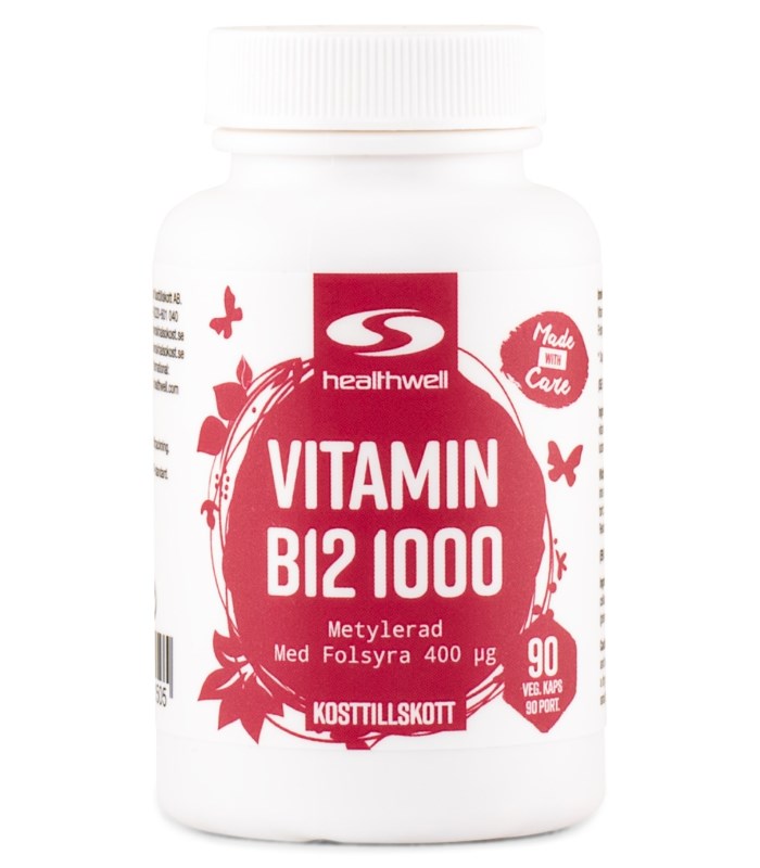 Healthwell Vitamin B12 1000 Methyleret