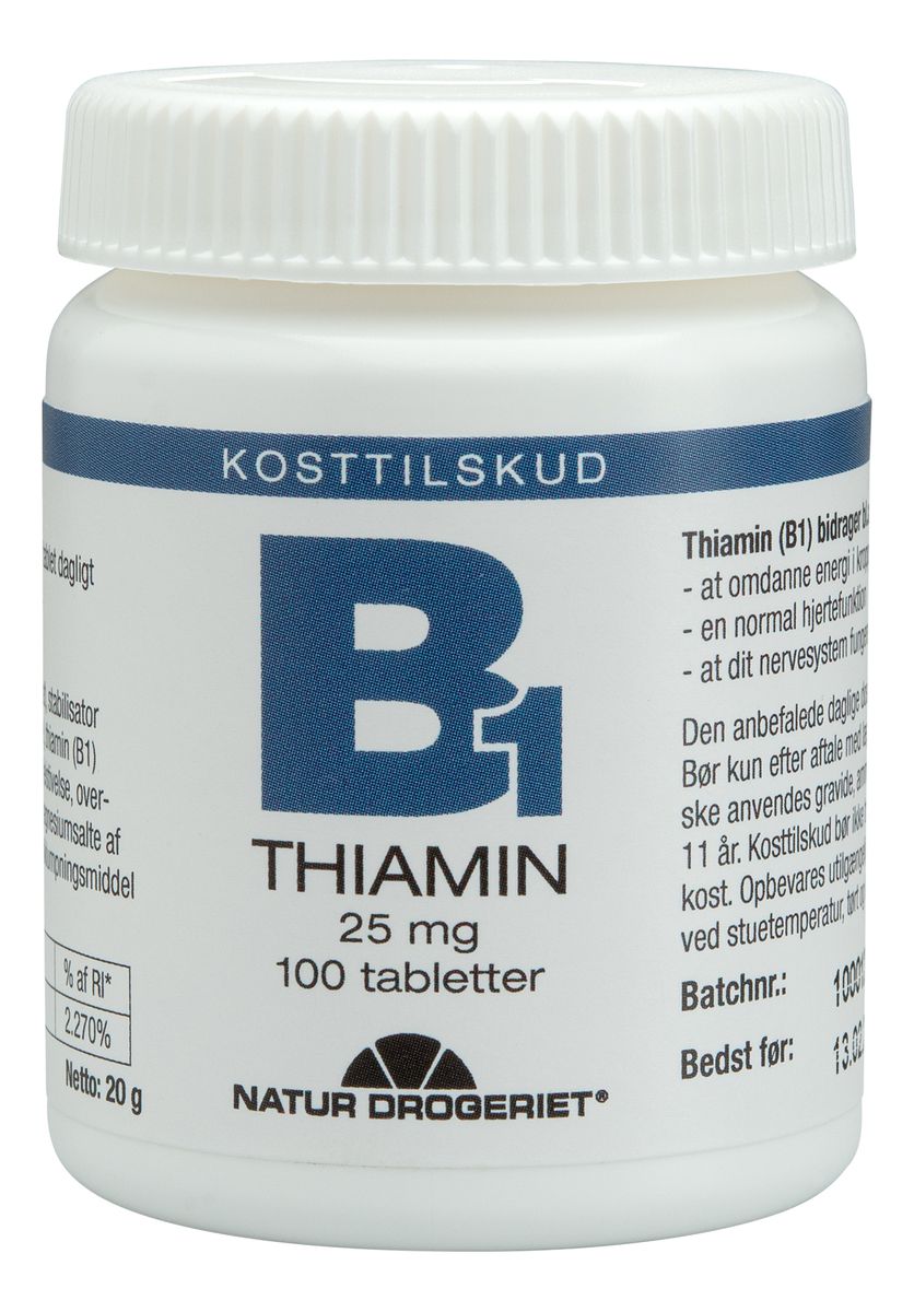 Natur-Drogeriet B1 Thiamin 25 mg