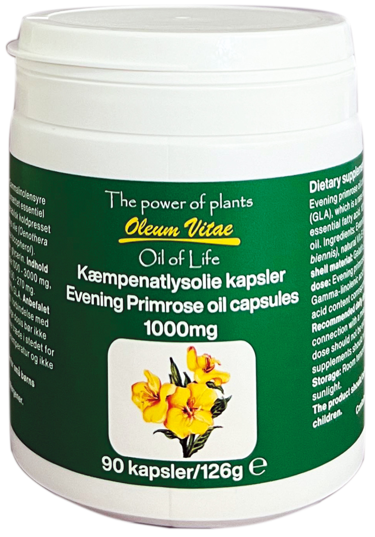 Oil of Life Kæmpenatlysolie 1000 mg