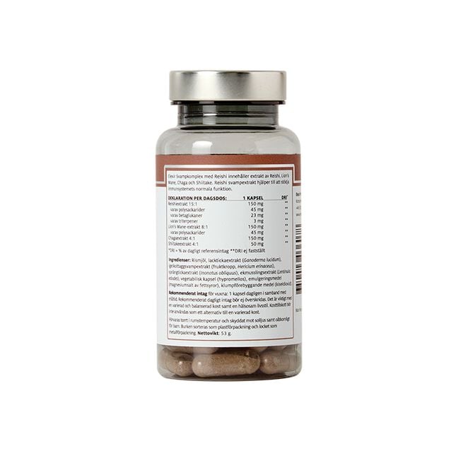 Elexir Pharma Svampkomplex med Reishi 60 Kapslar